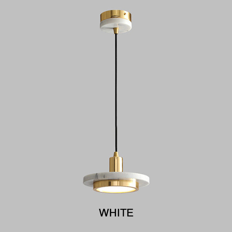Nordic Round Marble Minimalist Chandelier - Grand Goldman