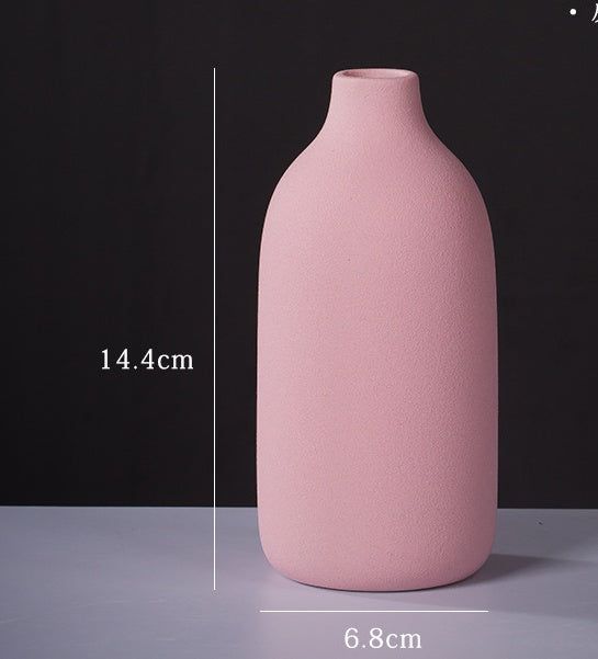 Nordic Style Ceramic Vase Flower Arrangement - Grand Goldman