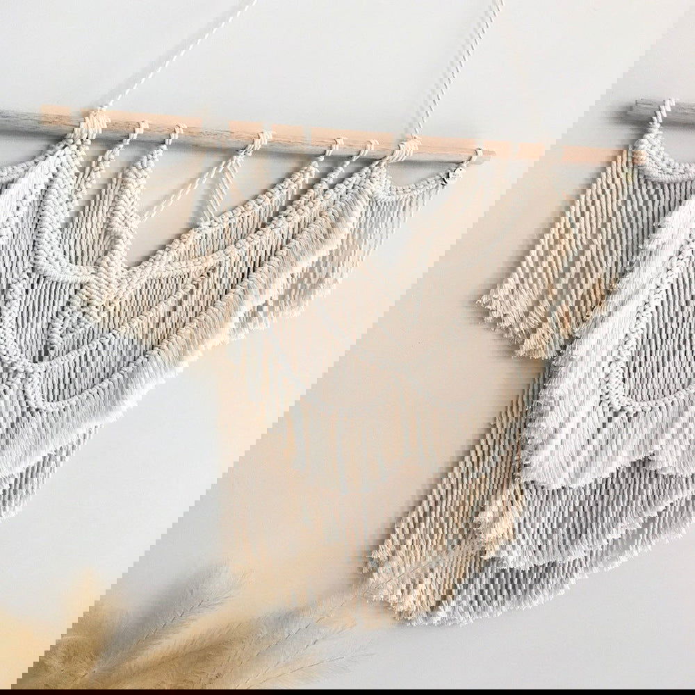 Nordic Style Decorative Wall Hanging Cotton Rope Woven Tapestry - Grand Goldman