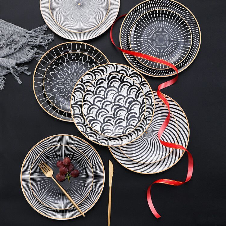 Nordic Style Home Breakfast Steak Plate - Grand Goldman