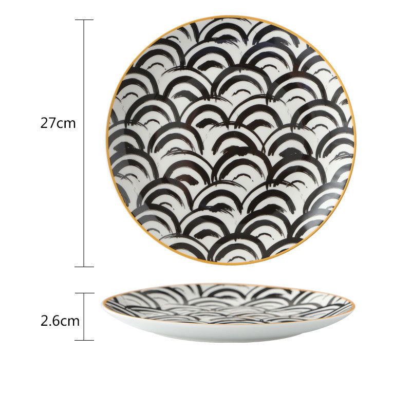 Nordic Style Home Breakfast Steak Plate - Grand Goldman