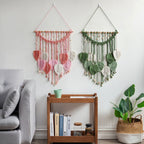 Nordic Style Home Decorative Wall Hangings Hand-woven Leaf Tapestry - Grand Goldman