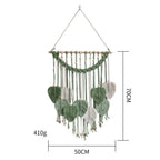 Nordic Style Home Decorative Wall Hangings Hand-woven Leaf Tapestry - Grand Goldman