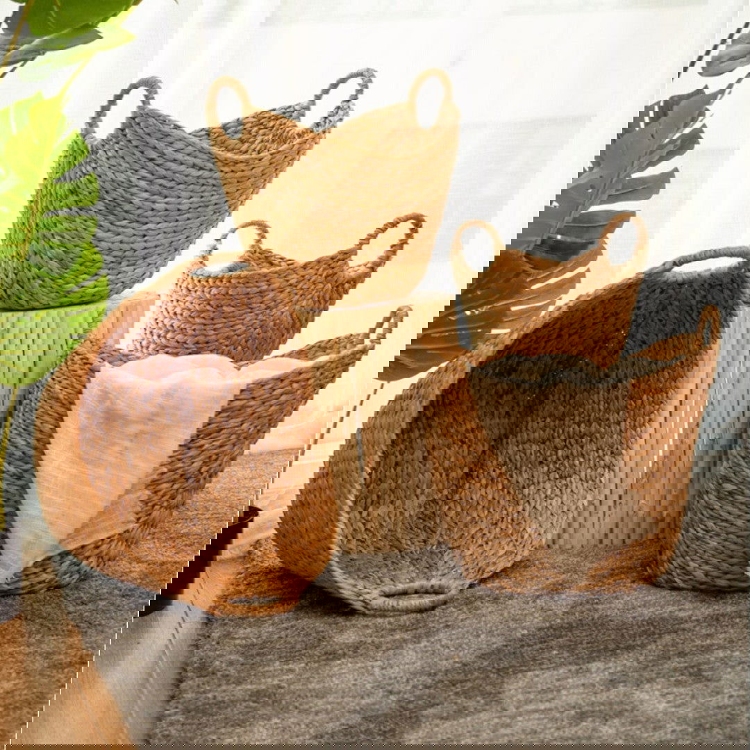 Nordic Vine Weaving Dirty Clothes Storage Basket Japanese Weaving - Grand Goldman