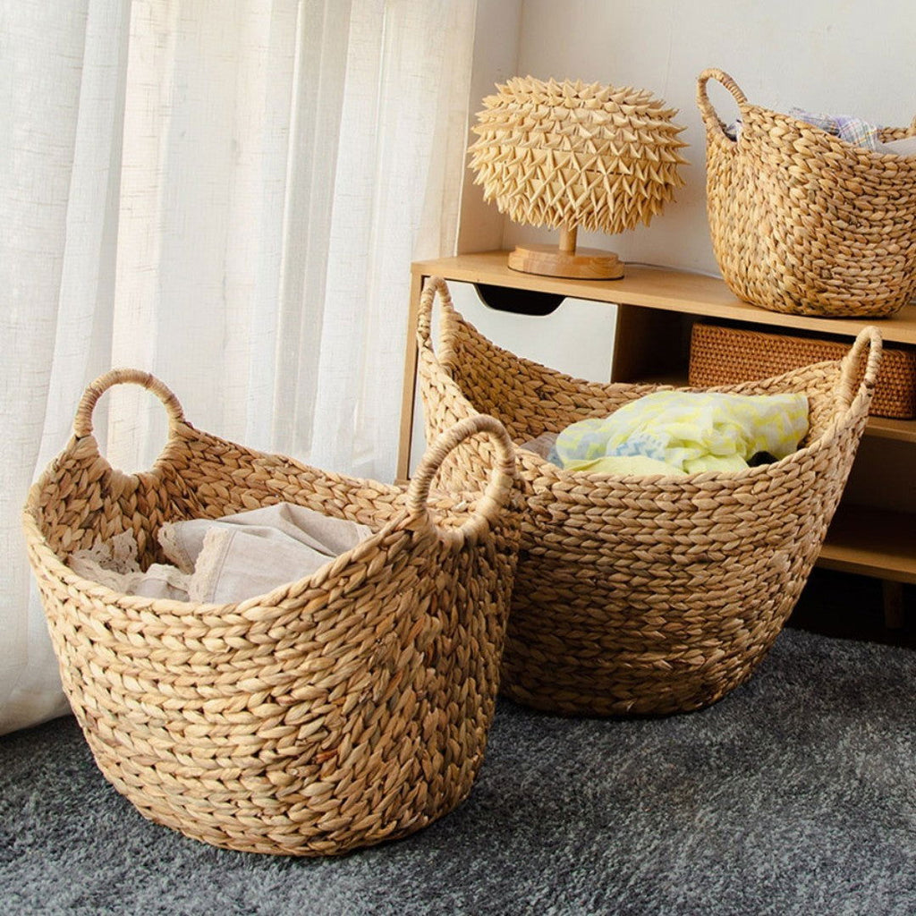 Nordic Vine Weaving Dirty Clothes Storage Basket Japanese Weaving - Grand Goldman