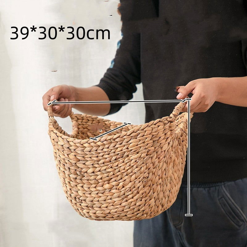 Nordic Vine Weaving Dirty Clothes Storage Basket Japanese Weaving - Grand Goldman