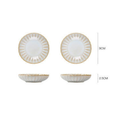 Nordic ceramic dishes dishes home dishes creative network red style steak Western plate breakfast tableware Qiong Yi - Grand Goldman