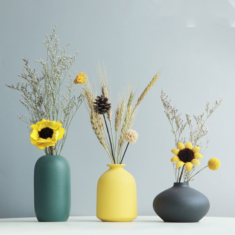 Nordic ceramic vase decoration - Grand Goldman