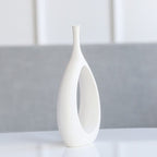 Nordic creative white ceramic vase - Grand Goldman