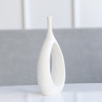 Nordic creative white ceramic vase - Grand Goldman