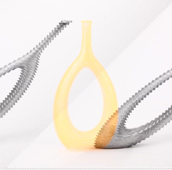 Nordic creative white ceramic vase - Grand Goldman