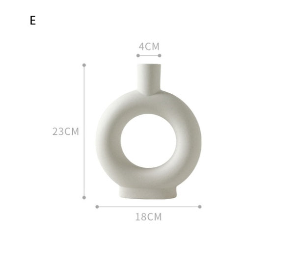 Nordic decoration ceramic vase - Grand Goldman