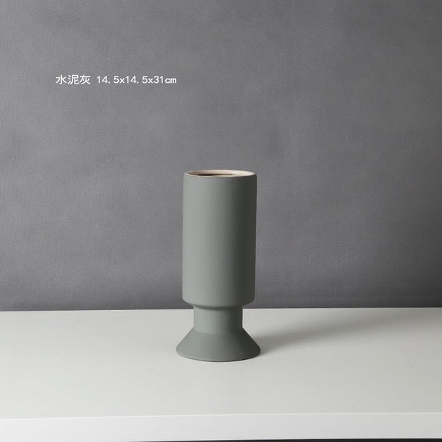 Nordic modern style ceramic vase - Grand Goldman