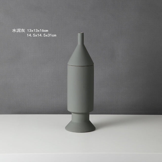 Nordic modern style ceramic vase - Grand Goldman