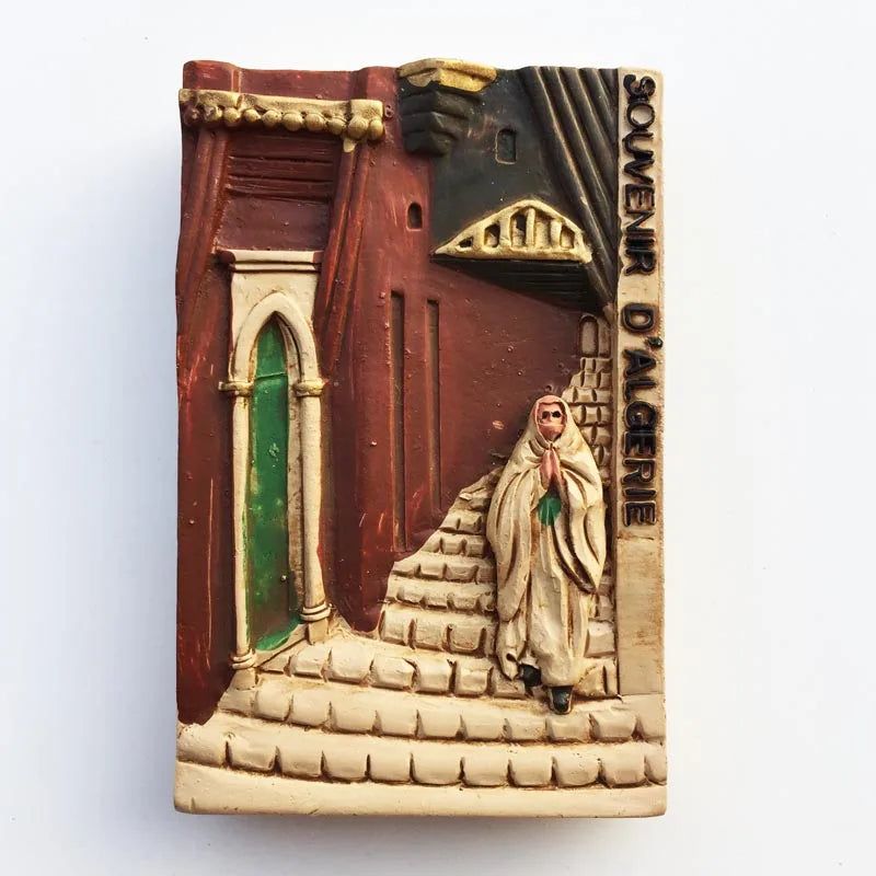 North Africa Algeria Oran Tourist Souvenir Magnetic Stick Folk-custom Refrigerator Stickers Collection Decoration  Hand Gifts - Grand Goldman