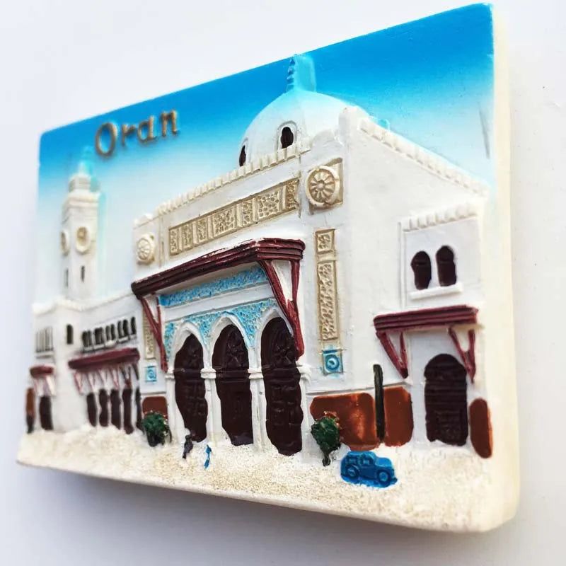 North Africa Algeria Oran Tourist Souvenir Magnetic Stick Folk-custom Refrigerator Stickers Collection Decoration  Hand Gifts - Grand Goldman