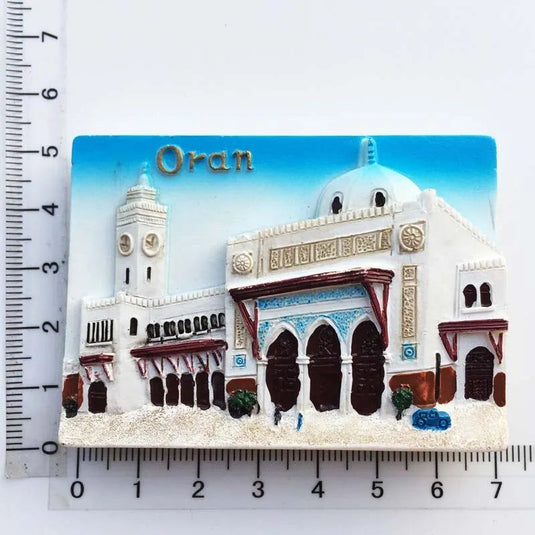 North Africa Algeria Oran Tourist Souvenir Magnetic Stick Folk-custom Refrigerator Stickers Collection Decoration  Hand Gifts - Grand Goldman