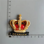 Northern Denmark Fridge Magnets Tourist Souvenirs The Vikings Danish Pirate Ship Magnetic Refrigerator Stickers Decoration Gifts - Grand Goldman