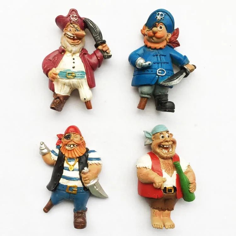 Northern Denmark Fridge Magnets Tourist Souvenirs The Vikings Danish Pirate Ship Magnetic Refrigerator Stickers Decoration Gifts - Grand Goldman