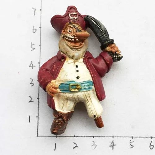 Northern Denmark Fridge Magnets Tourist Souvenirs The Vikings Danish Pirate Ship Magnetic Refrigerator Stickers Decoration Gifts - Grand Goldman