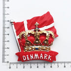 Northern Denmark Fridge Magnets Tourist Souvenirs The Vikings Danish Pirate Ship Magnetic Refrigerator Stickers Decoration Gifts - Grand Goldman