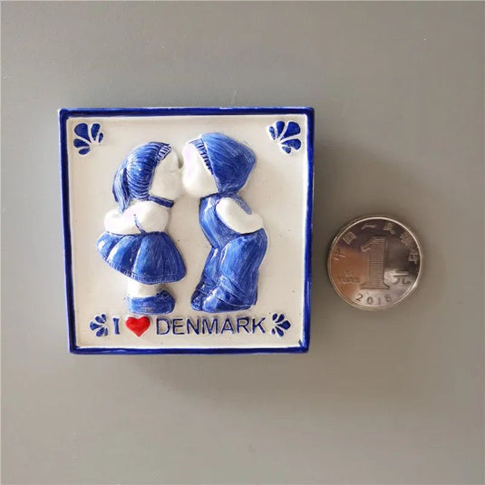 Northern Denmark Fridge Magnets Tourist Souvenirs The Vikings Danish Pirate Ship Magnetic Refrigerator Stickers Decoration Gifts - Grand Goldman
