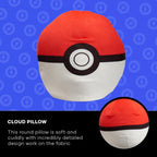 Northwest 11" Cloud Pillow, 1 Count (Pack of 1), Pokemon Pokeball - Grand Goldman