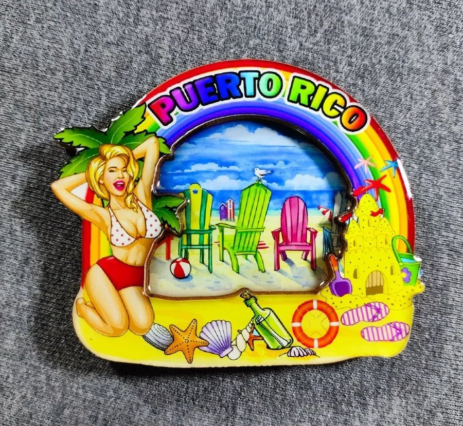 Norway IBIZA Barcelona Spain New York Seattle USA Saudi Dubai Barcelona Wooden Fridge Magnet  Home Decoration Gifts for Friends - Grand Goldman