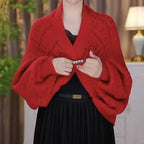 Elegant Chinese Style Cheongsam Outerwear Shawl
