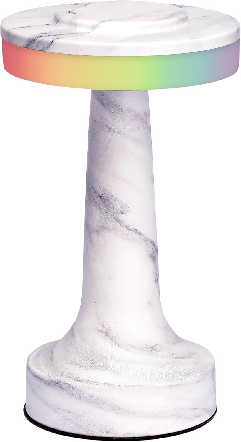 O’Bright Portable LED Table Lamp with Touch Sensor, 3-Levels Brightness, Rechargeable Battery Up to 48 Hours Usage, Night Light for Kids Nursery, Nightstand Lamp, Bedside Lamp (Gold) - Grand Goldman