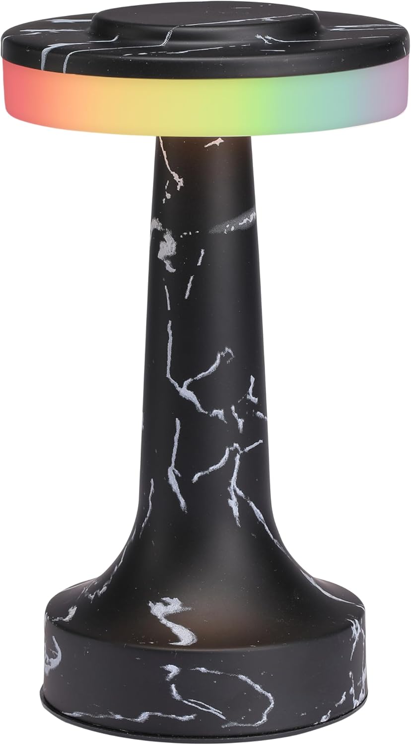 O’Bright Portable LED Table Lamp with Touch Sensor, 3-Levels Brightness, Rechargeable Battery Up to 48 Hours Usage, Night Light for Kids Nursery, Nightstand Lamp, Bedside Lamp (Gold) - Grand Goldman