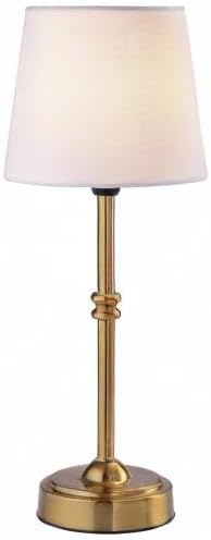 O’Bright Seraph - Cordless LED Table Lamp with Dimmer, Built-in Rechargeable Battery, 3-Level Brightness, Patio Table Lamp, Bedside Night Lamp, Ambient Light for Restaurant, Antique Brass - Grand Goldman