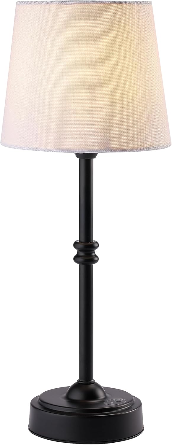 O’Bright Seraph - Cordless LED Table Lamp with Dimmer, Built-in Rechargeable Battery, 3-Level Brightness, Patio Table Lamp, Bedside Night Lamp, Ambient Light for Restaurant, Antique Brass - Grand Goldman
