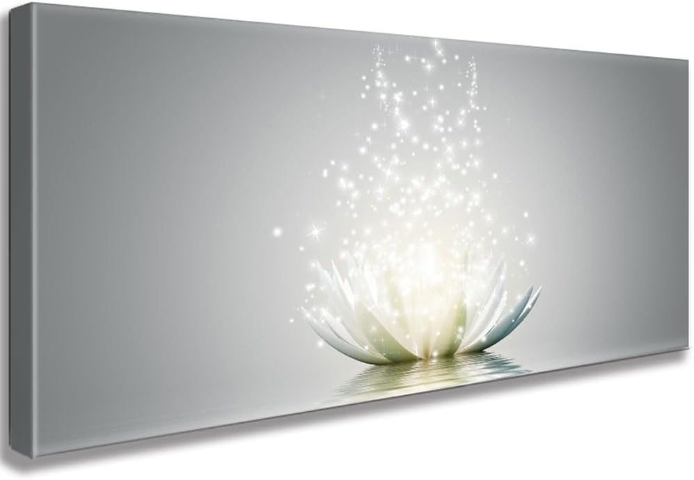 Ocean Sunset Canvas Beach Wall Art Bedroom Seagull Seascape Paintings Coastal Picture Framed Artwork for Bathroom Living Room Decor (D, 8X16inch) - Grand Goldman