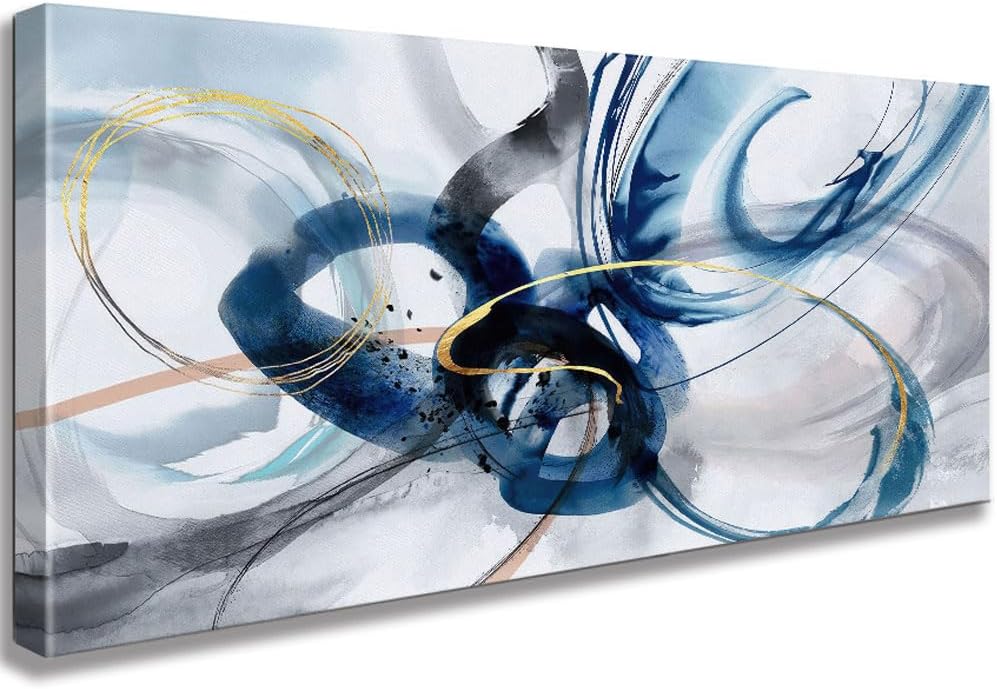 Ocean Sunset Canvas Beach Wall Art Bedroom Seagull Seascape Paintings Coastal Picture Framed Artwork for Bathroom Living Room Decor (D, 8X16inch) - Grand Goldman