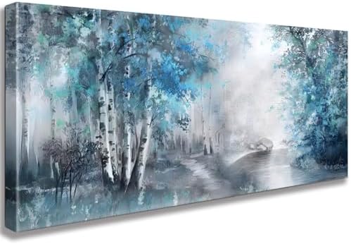 Ocean Sunset Canvas Beach Wall Art Bedroom Seagull Seascape Paintings Coastal Picture Framed Artwork for Bathroom Living Room Decor (D, 8X16inch) - Grand Goldman