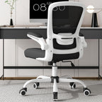 Office Chair, Ergonomic Desk Chair with Adjustable Lumbar Support, High Back Mesh Computer Chair with Flip-up Armrests-BIFMA Passed Task Chairs (white) - Grand Goldman