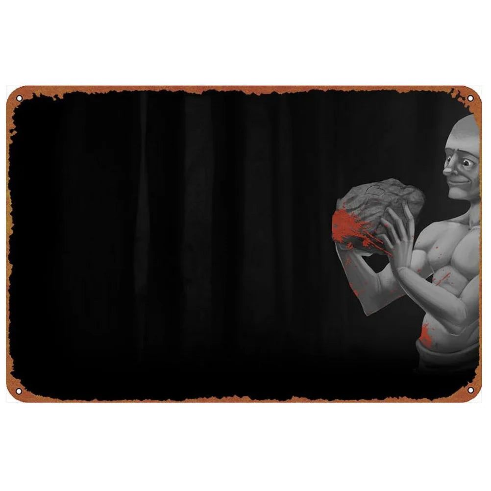 Old Movie Metal Tin Sign Catching Fire Vintage Plaque Plate Retro Wall Art Poster for Film Cafe Bar Pub Iron Painting Decoration - Grand Goldman