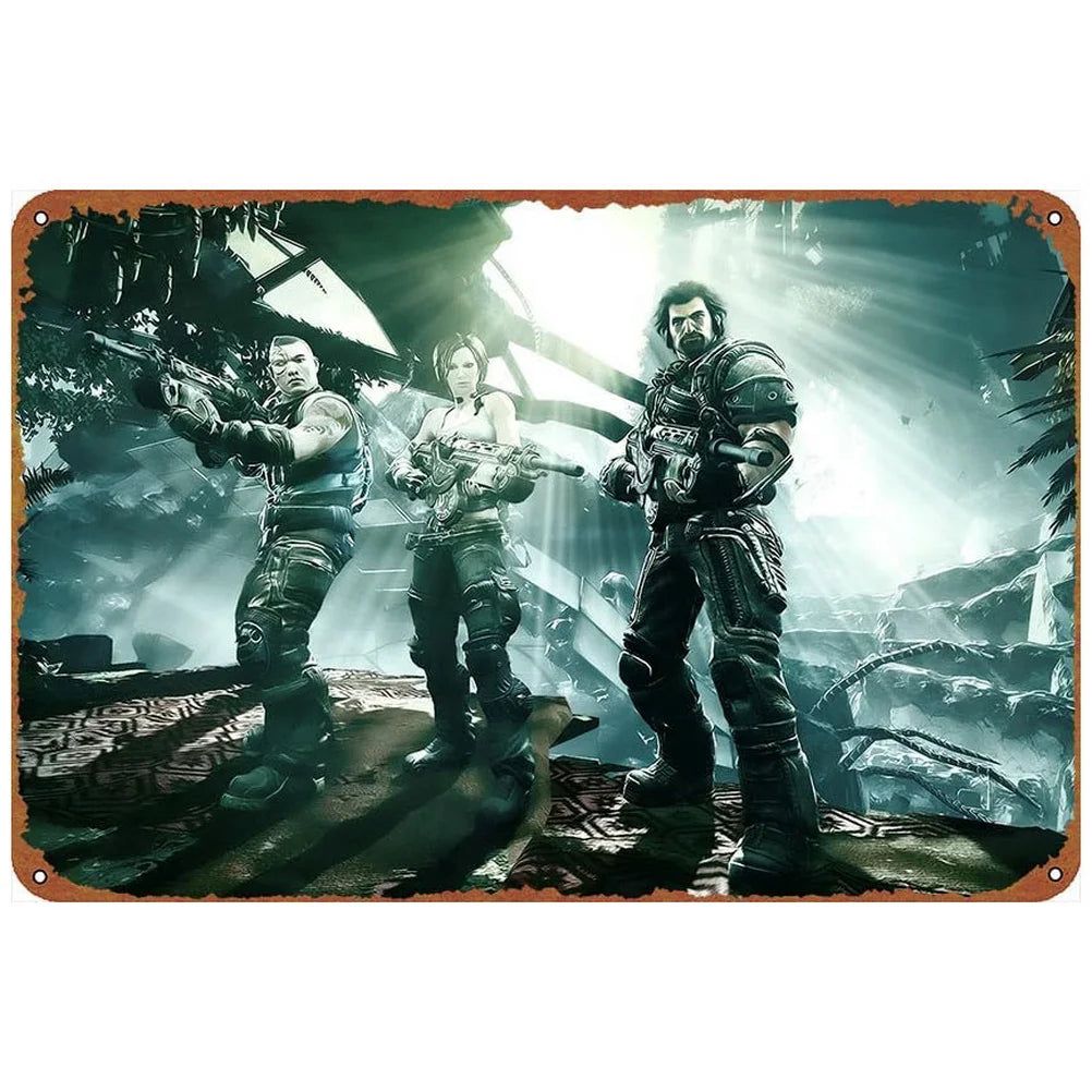 Old Movie Metal Tin Sign Catching Fire Vintage Plaque Plate Retro Wall Art Poster for Film Cafe Bar Pub Iron Painting Decoration - Grand Goldman