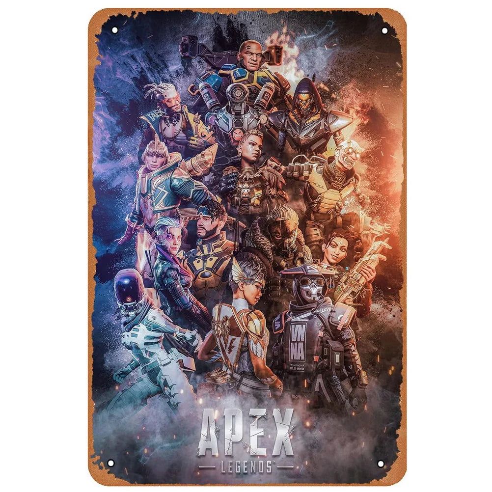 Old Movie Metal Tin Sign Catching Fire Vintage Plaque Plate Retro Wall Art Poster for Film Cafe Bar Pub Iron Painting Decoration - Grand Goldman