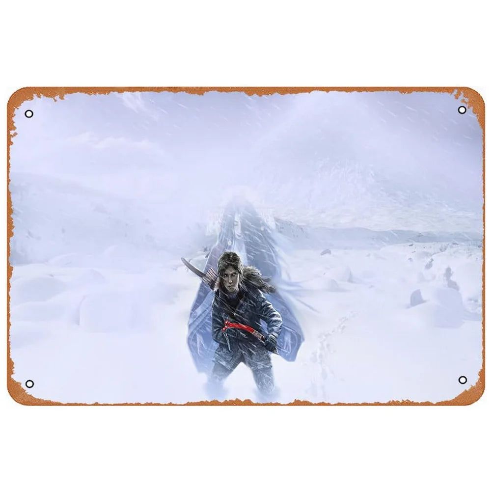 Old Movie Metal Tin Sign Catching Fire Vintage Plaque Plate Retro Wall Art Poster for Film Cafe Bar Pub Iron Painting Decoration - Grand Goldman