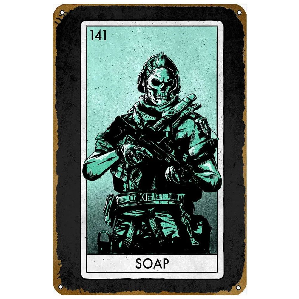 Old Movie Metal Tin Sign Catching Fire Vintage Plaque Plate Retro Wall Art Poster for Film Cafe Bar Pub Iron Painting Decoration - Grand Goldman