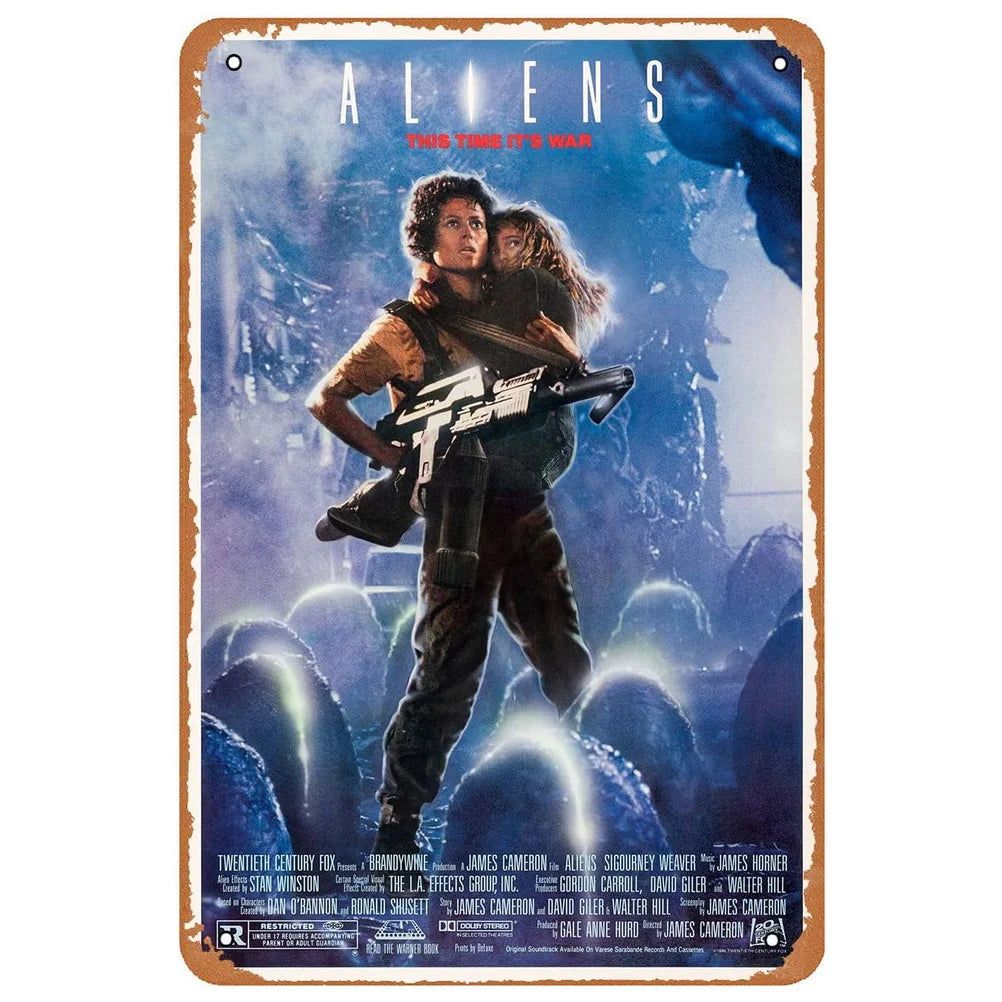 Old Movie Metal Tin Signs Buffy Mamma Mia Bad Boys Posters Plate Wall Decor for Film Home Bars Man Cave Cafe Clubs Garage Retro - Grand Goldman