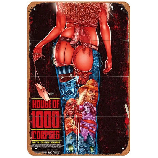 Old Movie Metal Tin Signs Buffy Mamma Mia Bad Boys Posters Plate Wall Decor for Film Home Bars Man Cave Cafe Clubs Garage Retro - Grand Goldman
