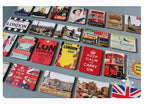One Set New York American Paris French Coated Paper Refrigerator Magnet Collection - Grand Goldman