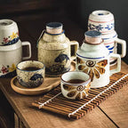 One Pot One Cup Japanese Style Liquor Set Retro Tea Cup - Grand Goldman