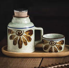 One Pot One Cup Japanese Style Liquor Set Retro Tea Cup - Grand Goldman