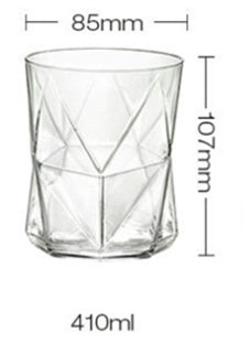 Oppi geometric glass cup - Grand Goldman