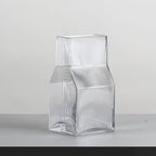 Ornaments Porch Flower Arrangement Transparent Glass Vase Dried Flower Vase Decoration - Grand Goldman