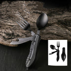 Outdoor Folding Dining Knife And Fork - Grand Goldman